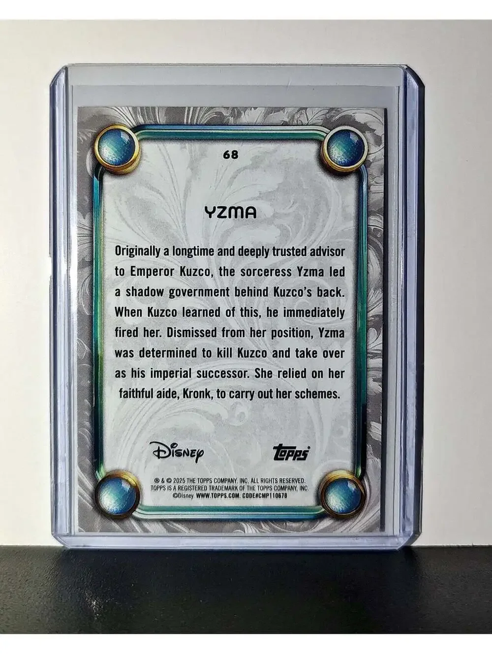 Yzma 2025 Topps Disney Wonder #68 Card The Emperor's New Groove